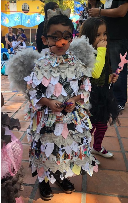 Trajes de online catrina reciclados